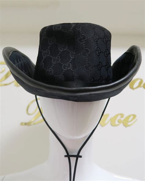 gucci double chain cowboy hat.